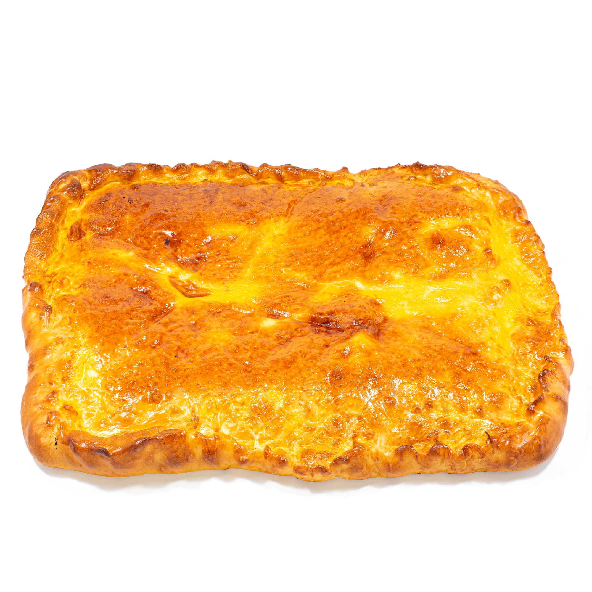 Coca amb ou per sobre