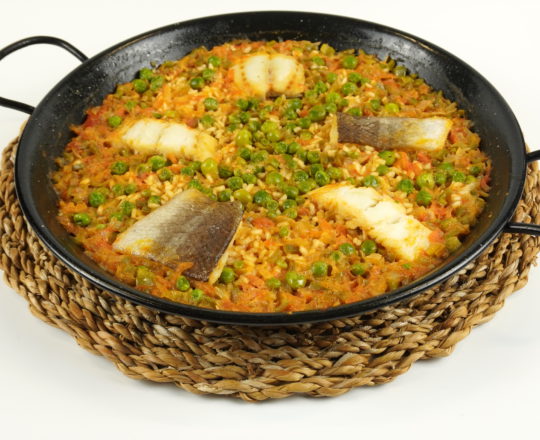 Rice recipe with cod