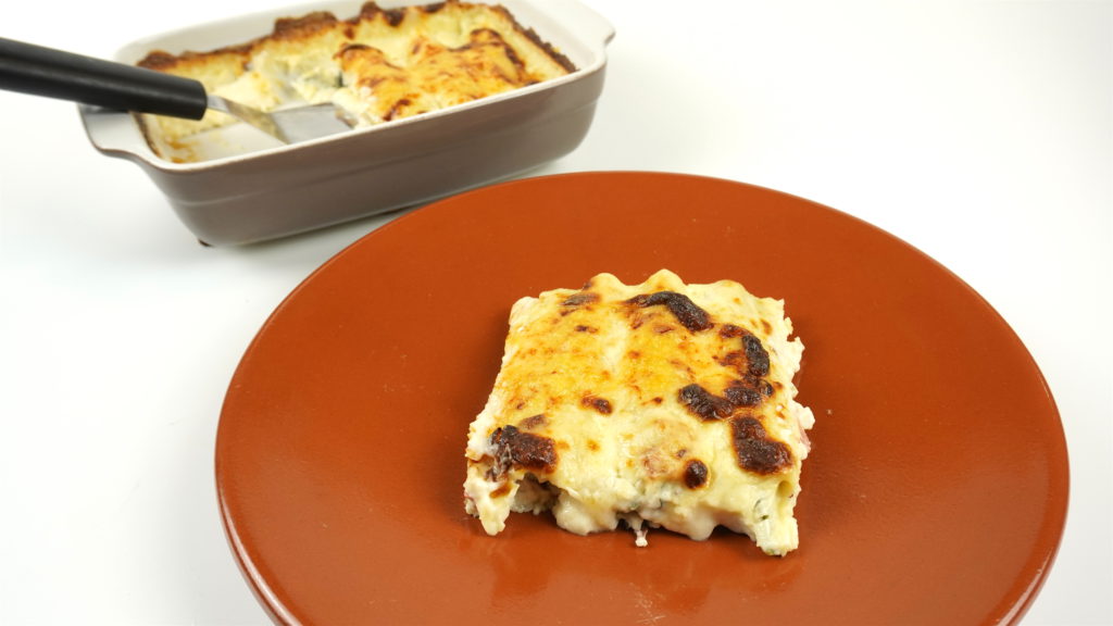 Spinach cannelloni