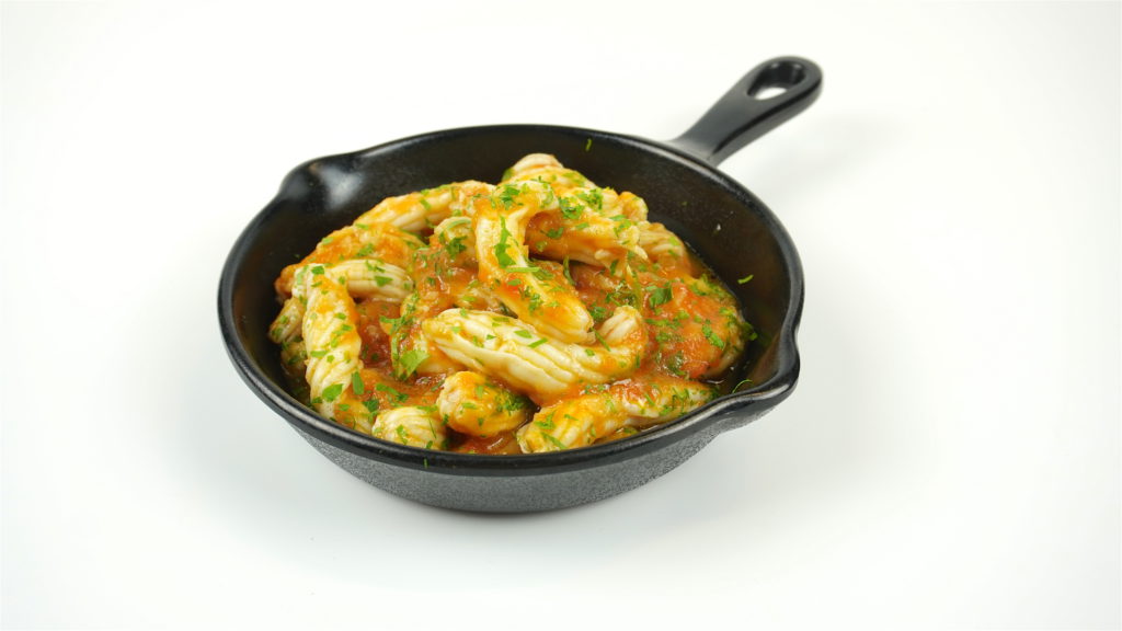Espardeñas con tomate