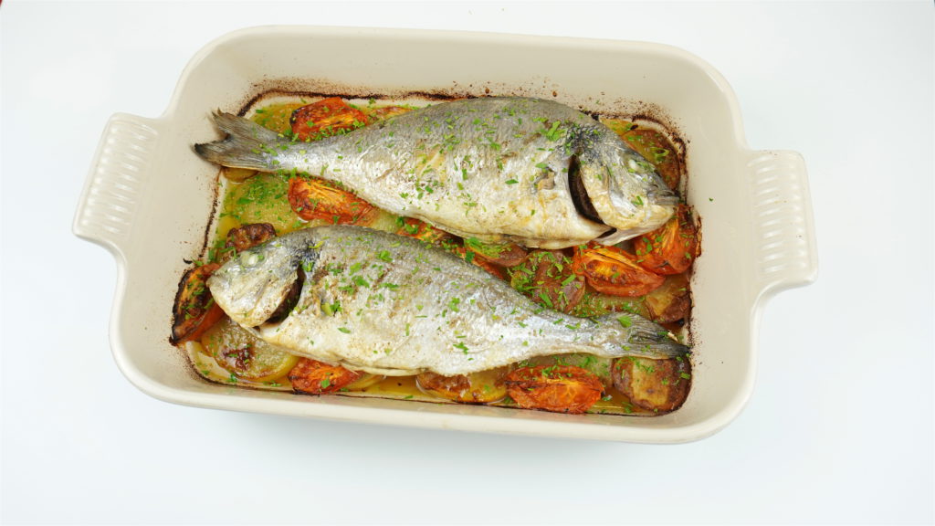 Baked fish