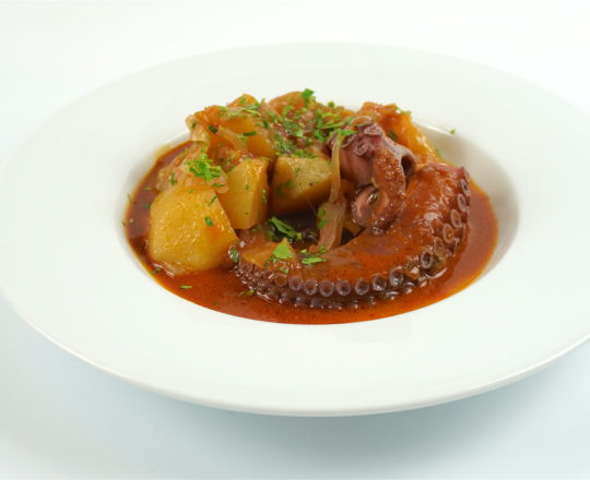 Receta de pulpo con patata