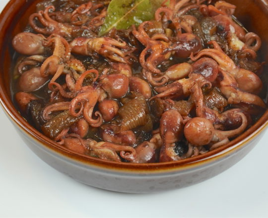 Recipe for octopus with onion